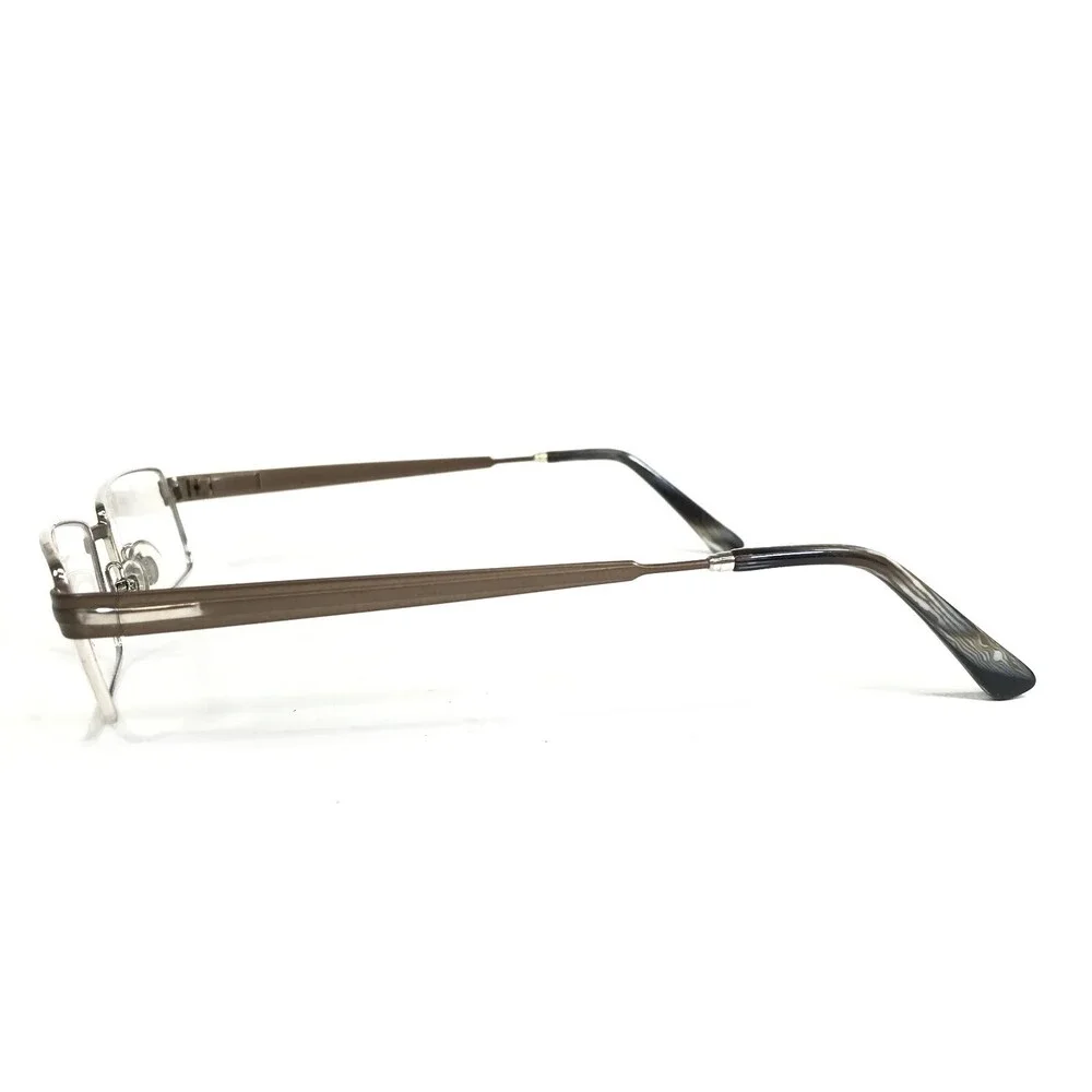 Augar Eyeglasses Frames 208 COL 110 Grey Silver 22KT GP Gold Plated 54-18-140